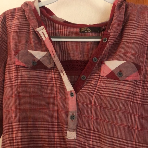 Hooded Plaid long sleeve - Picture 4 of 9